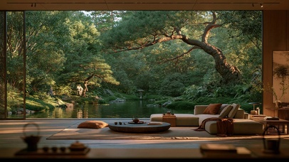 国风庭院4K