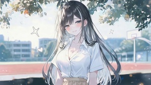 校园可爱女孩