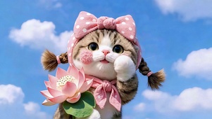 好运莲莲小猫