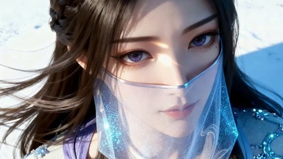 面纱少女