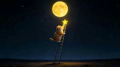 摘星猫咪