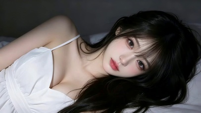 治愈可爱居家女孩