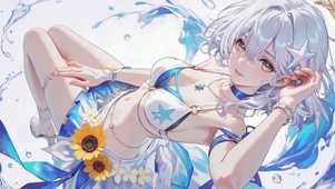 夏日泳装美少女-知更鸟晴歌