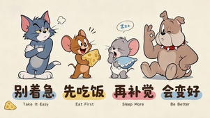 猫和老鼠的祝福