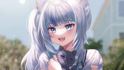 可爱猫耳少女