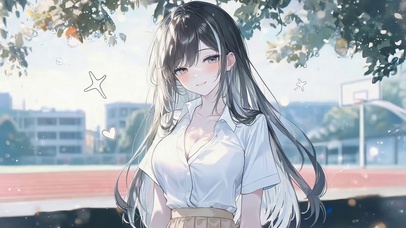 校园可爱女孩