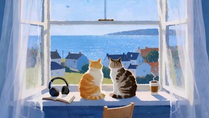 猫与海屿 治愈