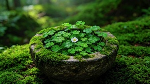 藏在石臼里的温柔，护眼绿调治愈