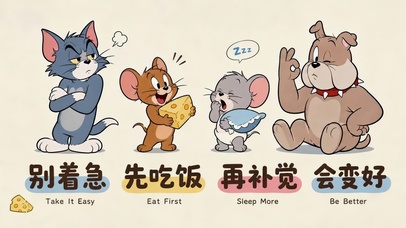 猫和老鼠的祝福