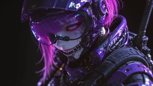 炫酷机械美女