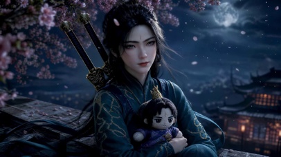 双剑侍女