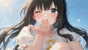 治愈可爱女孩