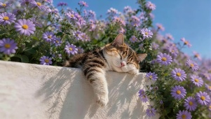 午睡的猫咪