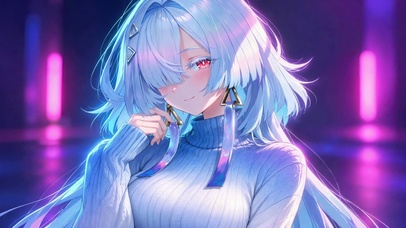 赛博霓虹-莫宁